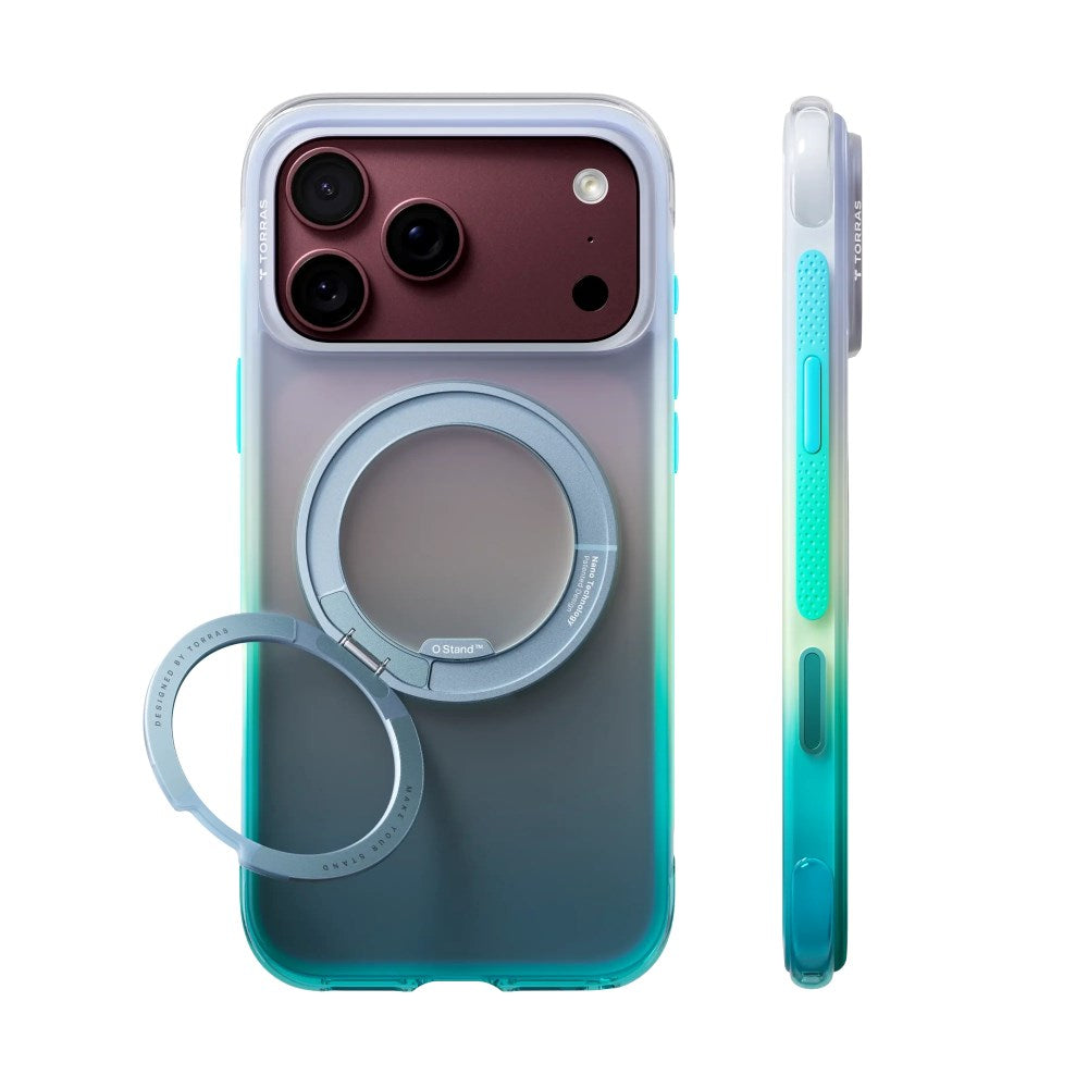iPhone 18 Pro Max / 17 Pro Max TORRAS O3 Air Gradient Skal - MagSafe Kompatibel - Alaska Aurora