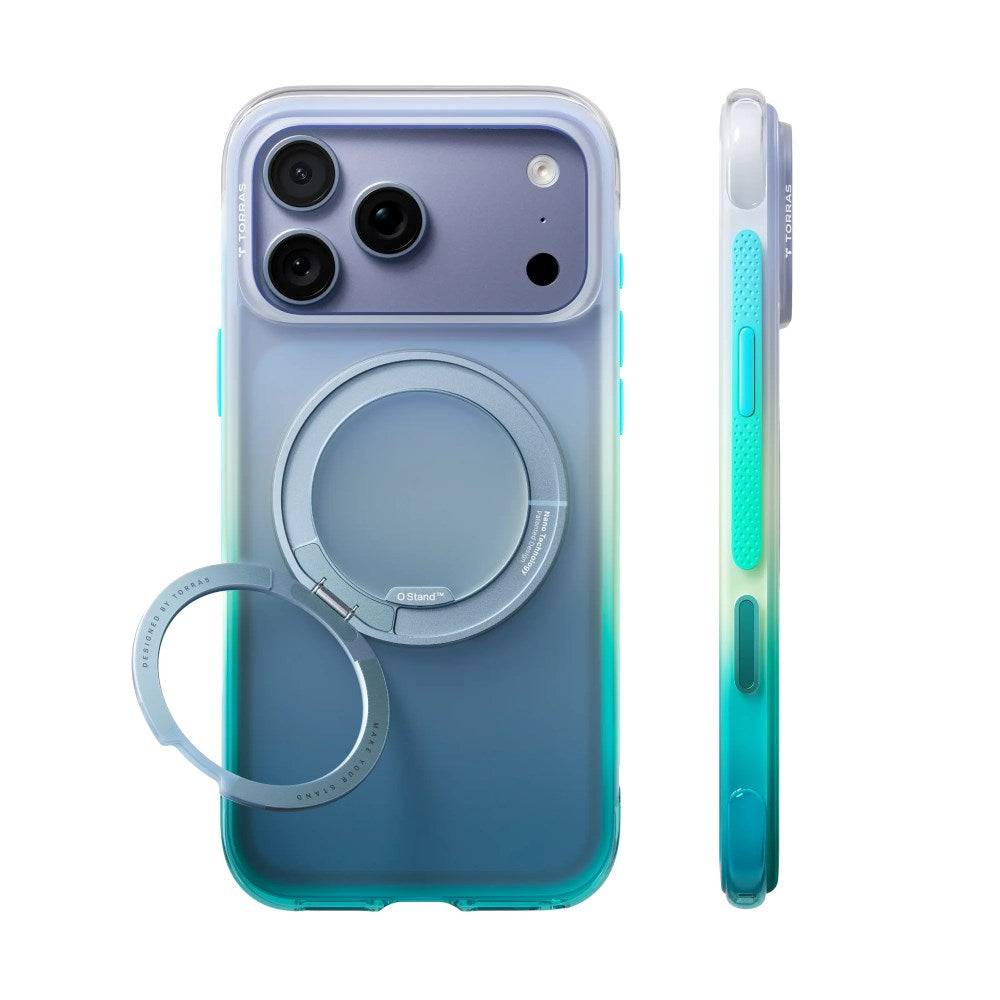 iPhone 18 Pro Max / 17 Pro Max TORRAS O3 Air Gradient Skal - MagSafe Kompatibel - Alaska Aurora