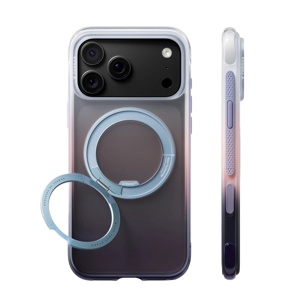 iPhone 18 Pro Max / 17 Pro Max TORRAS O3 Air Gradient Skal - MagSafe Kompatibel - Sierra Dusk