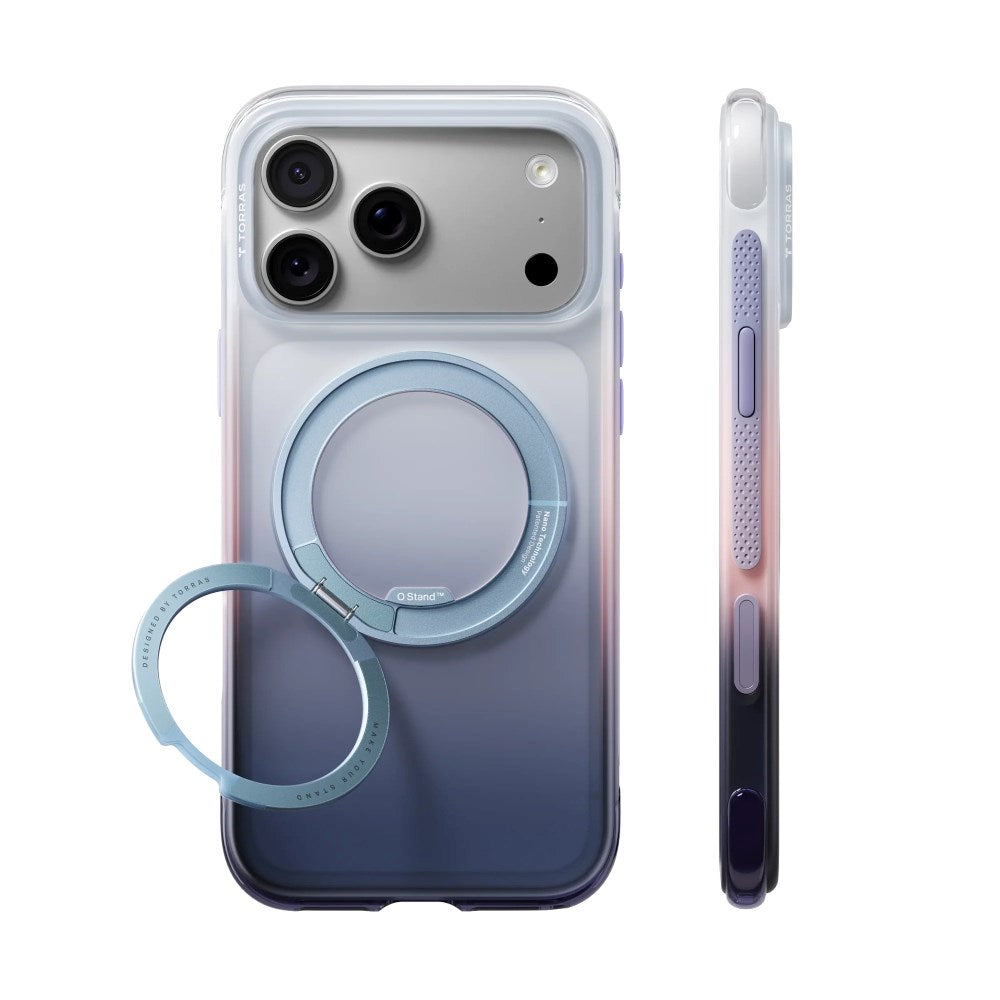 iPhone 18 Pro Max / 17 Pro Max TORRAS O3 Air Gradient Skal - MagSafe Kompatibel - Sierra Dusk