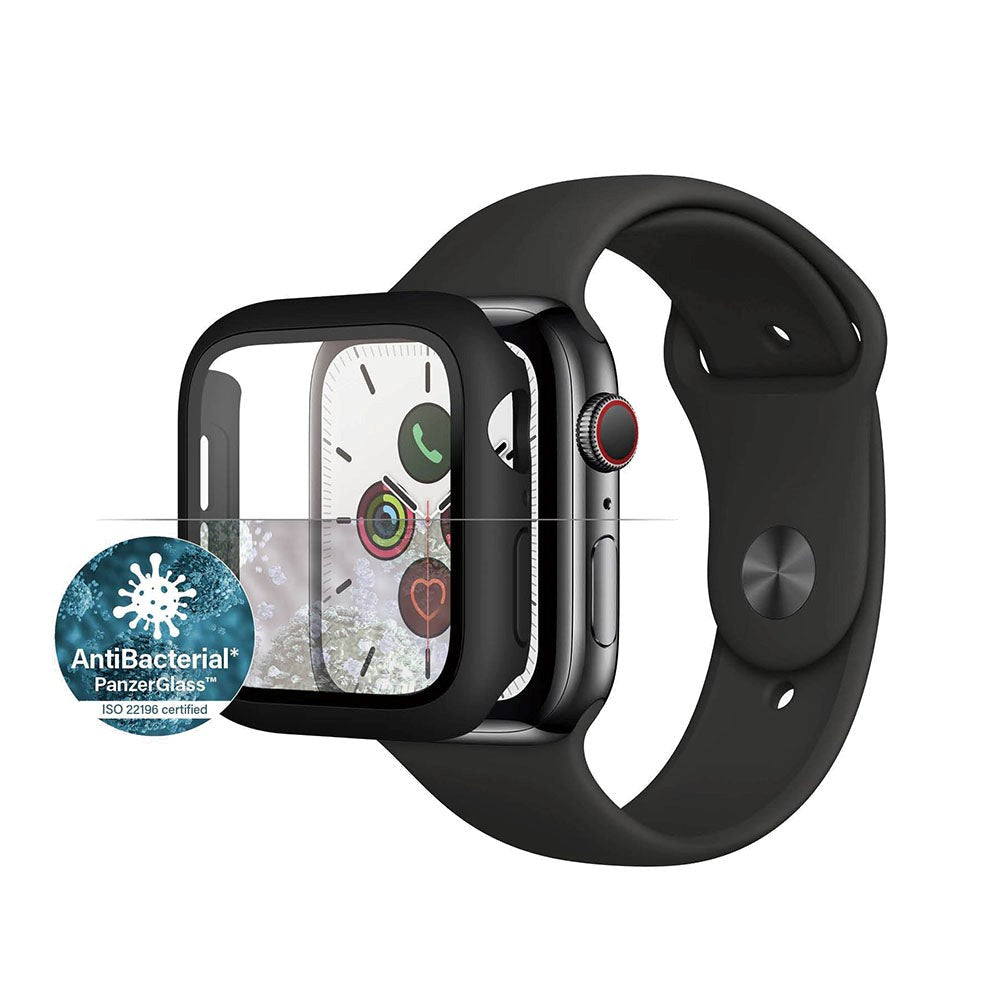 Apple Watch SE/6/5/4 (40mm) PanzerGlass Full Body Protection Skal m. Inbyggt Skärmskydd - Svart