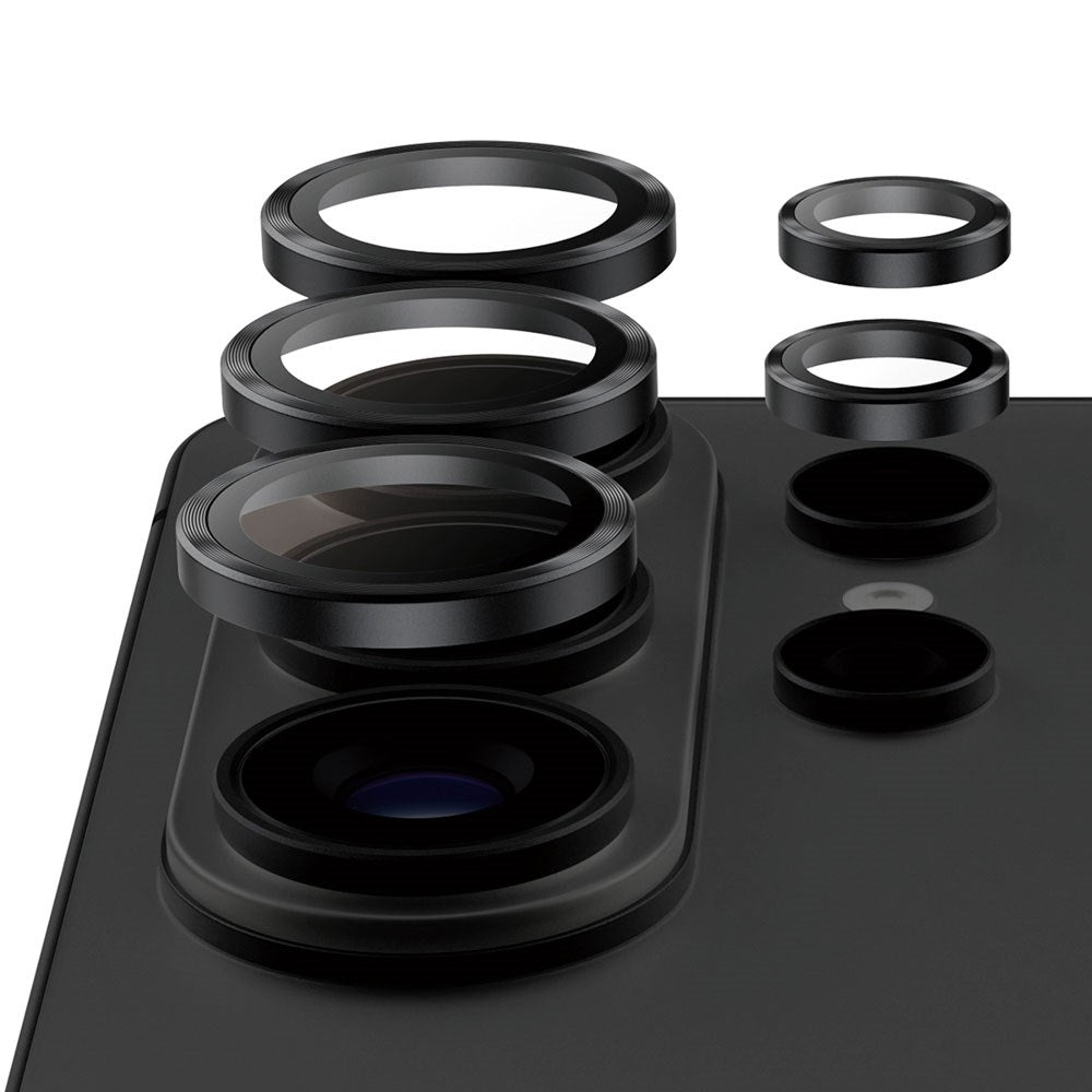 Samsung Galaxy S26 Ultra PanzerGlass Ceramic Hoops Kameralinsskydd med Installationsram - Svart