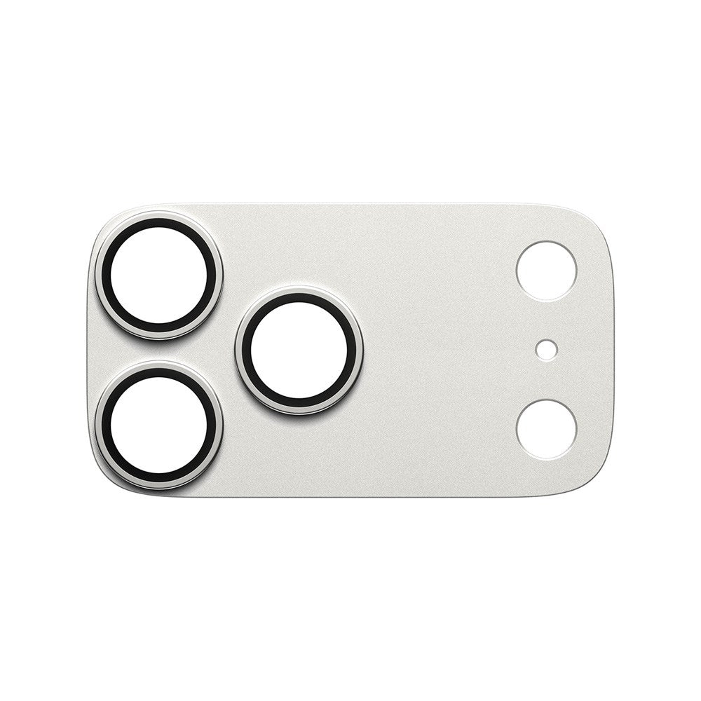 iPhone 17 Pro Max PanzerGlass FENDER Kameralinsskydd - Silver