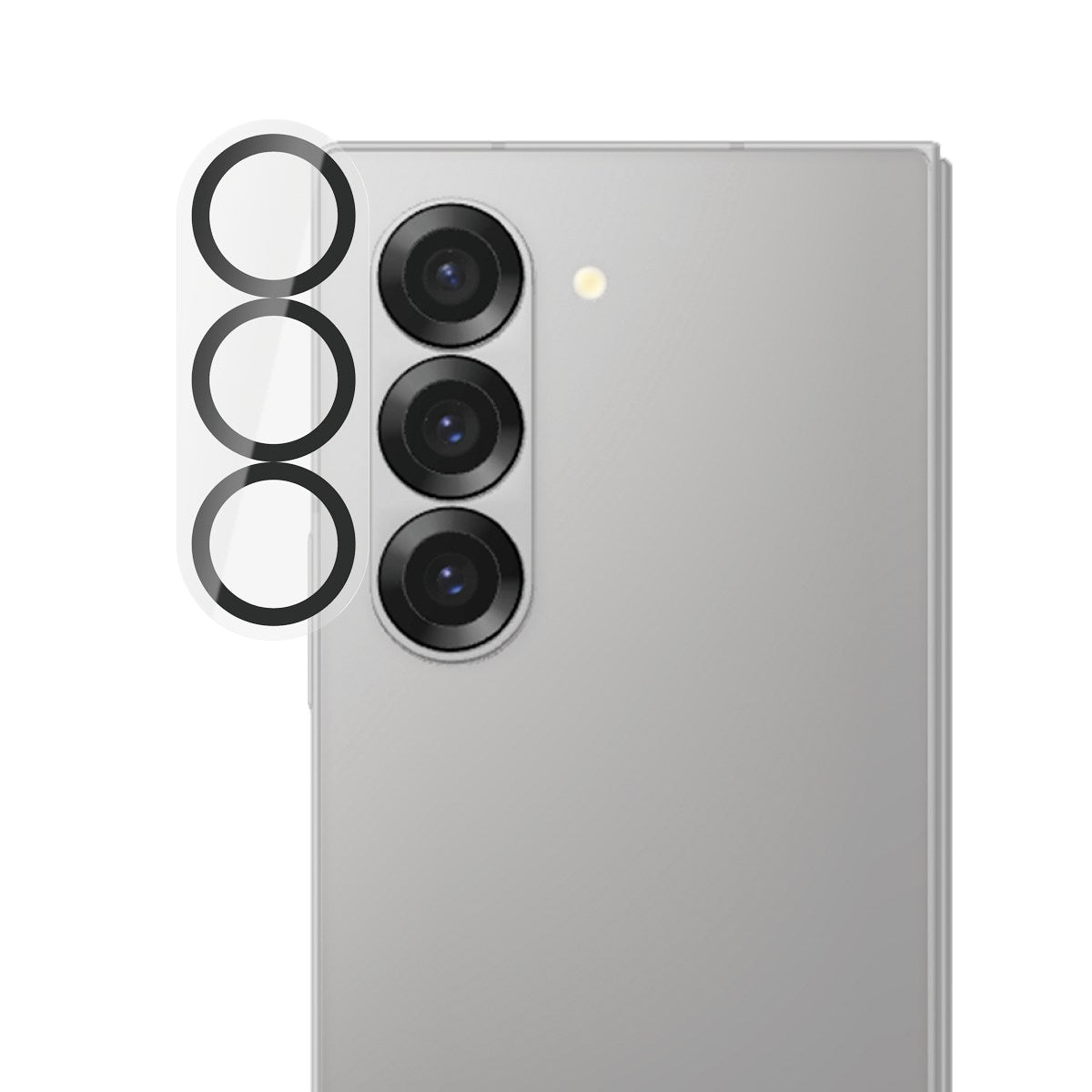 PanzerGlass Samsung Galaxy Z Fold7 PicturePerfect Kameralinsbeskyttare - Genomskinlig / Svart