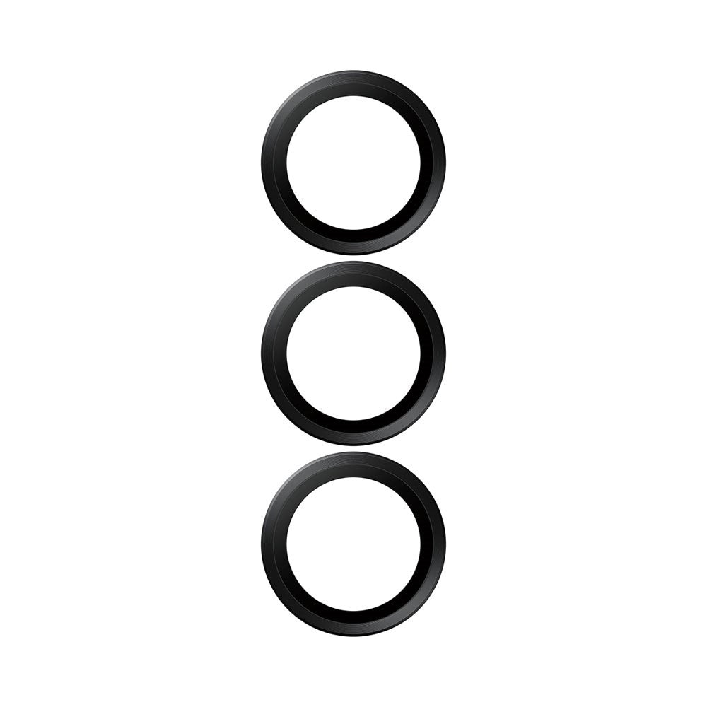 Samsung Galaxy S26 / S26+ (Plus) PanzerGlass Hoops - Kameraskydd - Genomskinlig / Svart Kant