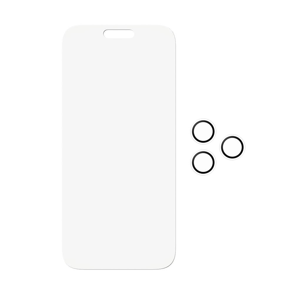 PanzerGlass iPhone 17 Pro Max 2-in-1 Classic Bundle - Skärmskydd + Kameralinsskydd - Genomskinlig