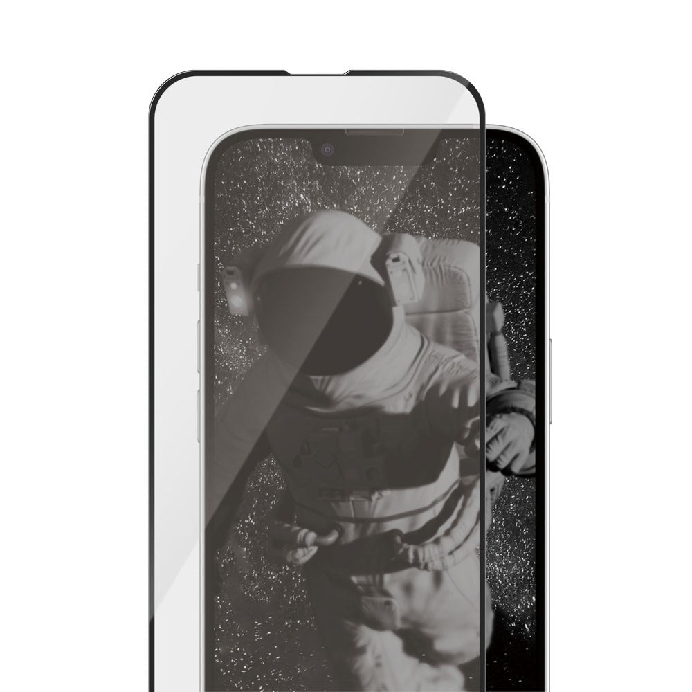 iPhone 17e / 16e / 14 / 13 / 13 Pro PanzerGlass Ceramic Ultra-Wide Fit Skärmskyddsglas – FastFit In-A-Box – Genomskinlig