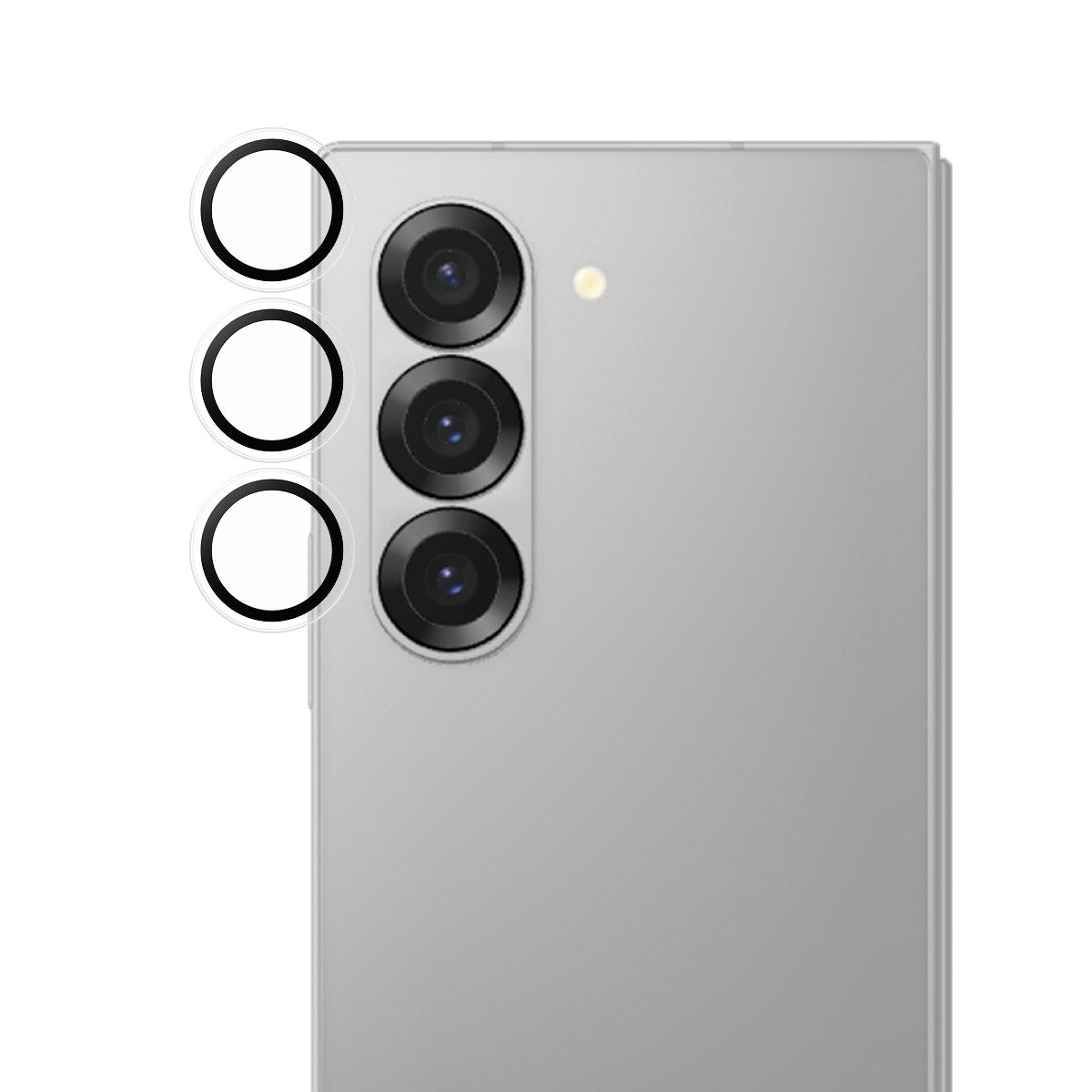 Samsung Galaxy Z Fold7 PanzerGlass Hoops Kameralinsskydd - Genomskinlig