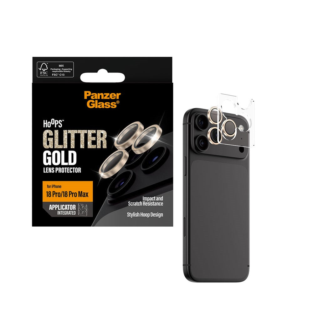 iPhone 18 Pro / Pro Max PanzerGlass Hoops - Kameraskydd - Guld