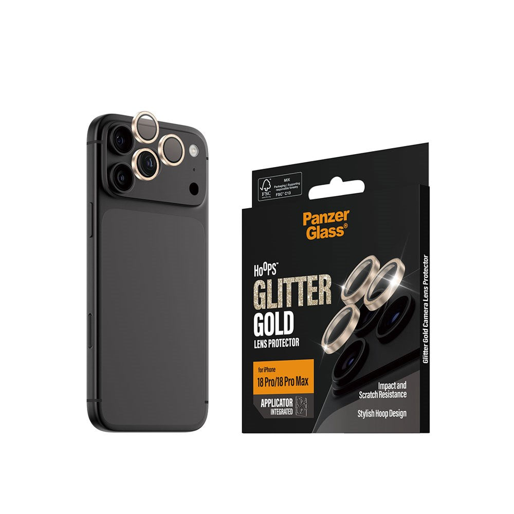 iPhone 18 Pro / Pro Max PanzerGlass Hoops - Kameraskydd - Guld