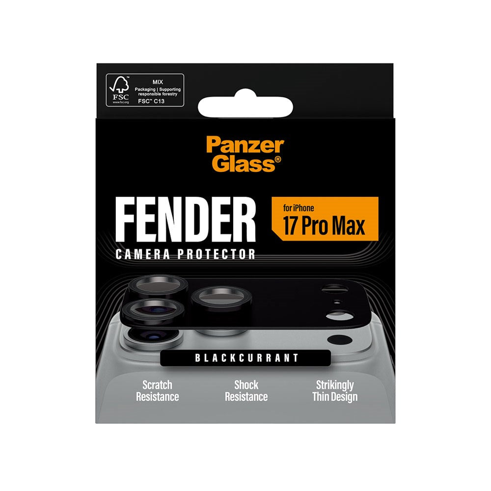 iPhone 17 Pro Max PanzerGlass FENDER Kameralinsskydd - Black