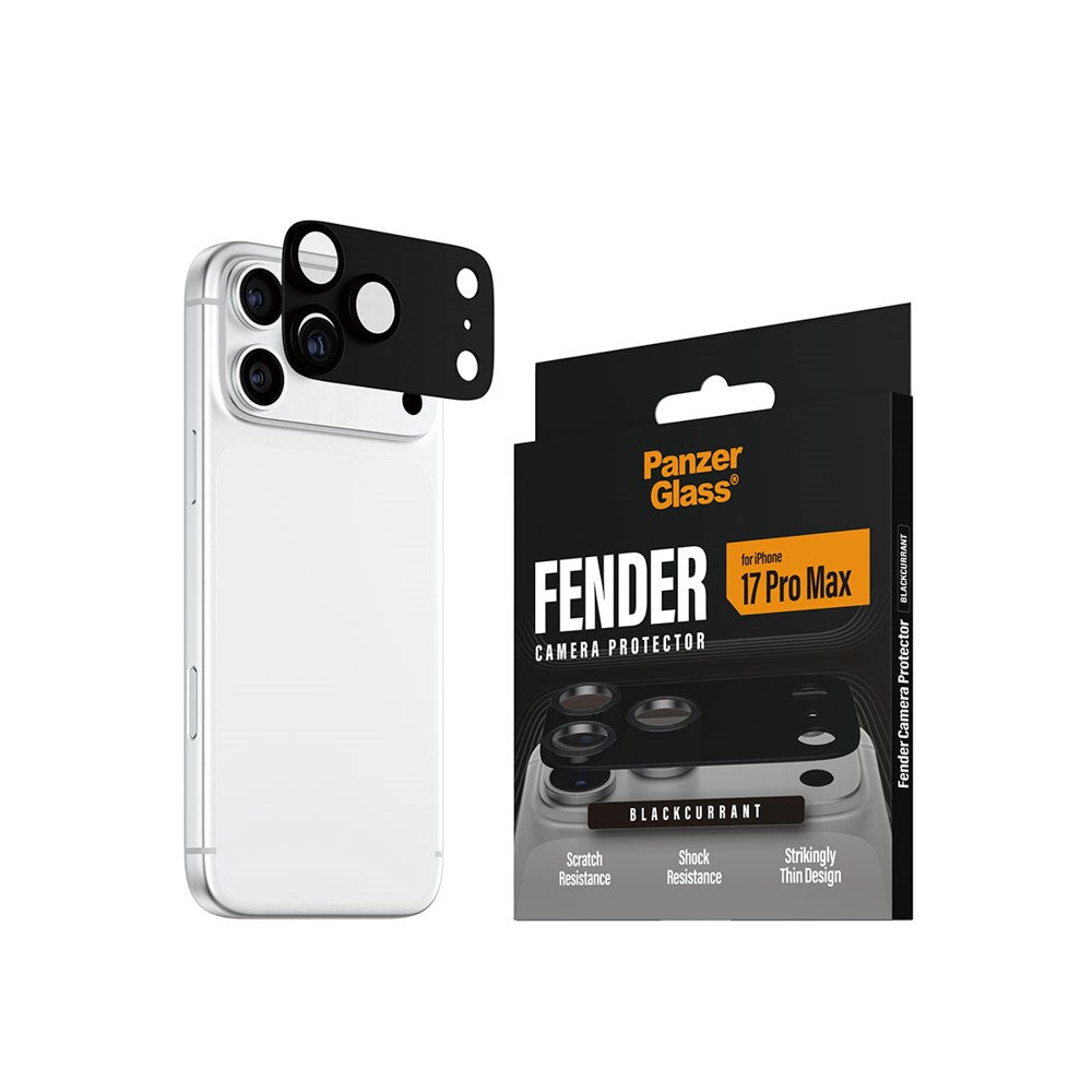 iPhone 17 Pro Max PanzerGlass FENDER Kameralinsskydd - Black