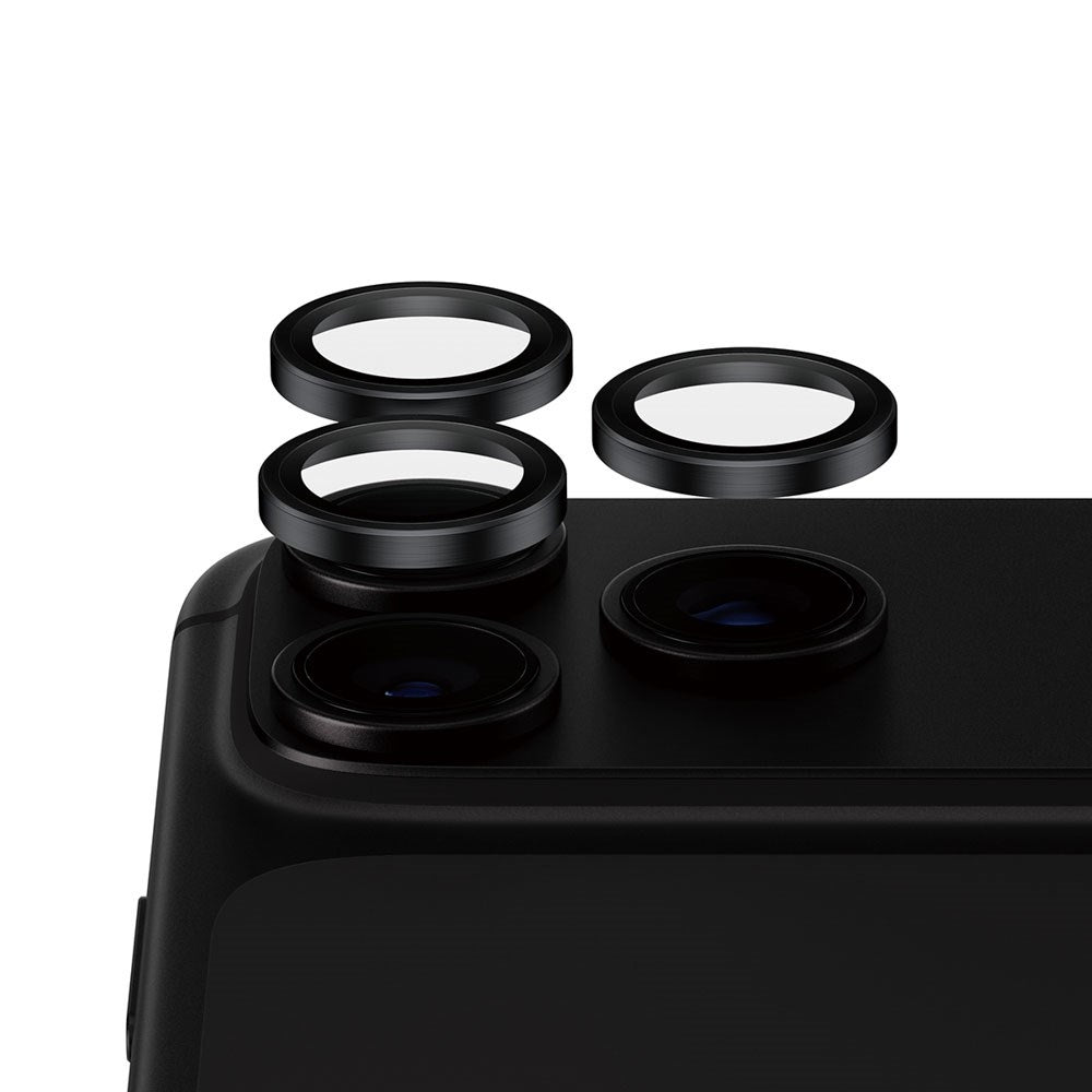 iPhone 18 Pro / Pro Max PanzerGlass Ceramic Hoops Kameralinsskydd med Installationsram - Svart