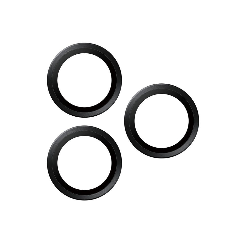 iPhone 18 Pro / Pro Max PanzerGlass Ceramic Hoops Kameralinsskydd med Installationsram - Svart