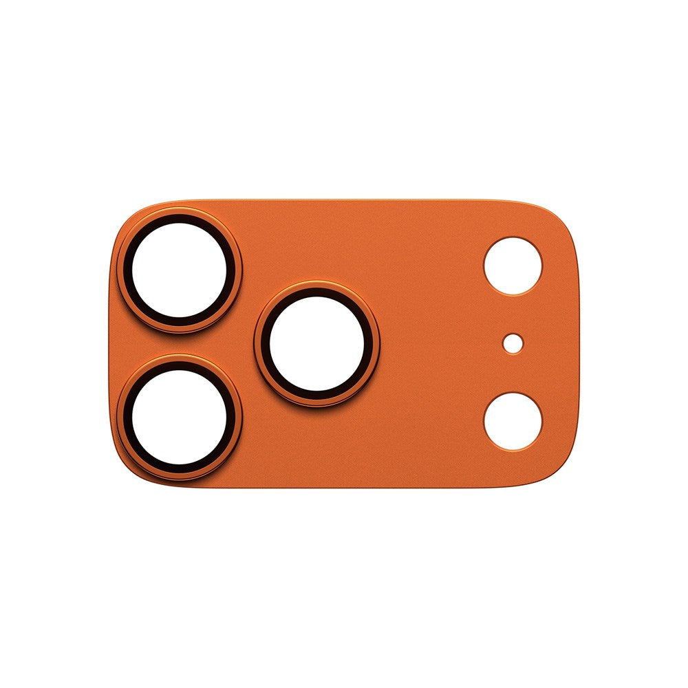 iPhone 17 Pro PanzerGlass FENDER Kameralinsskydd - Cosmic Orange