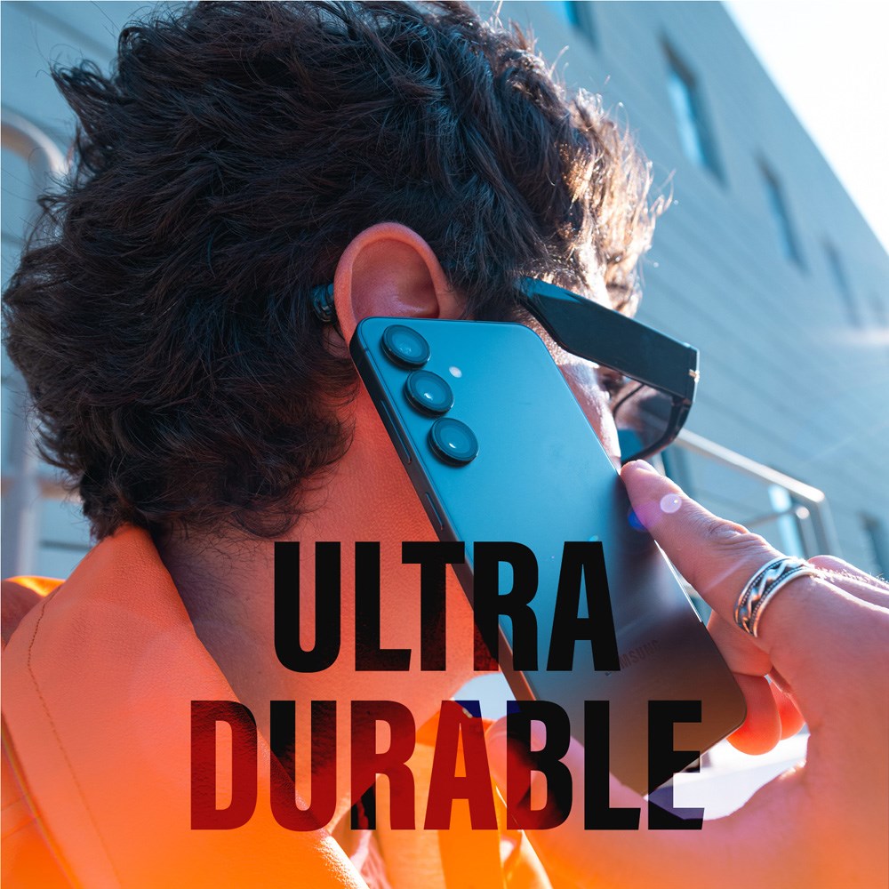 Samsung Galaxy S25 Ultra PanzerGlass Hoops - Kameraskydd - Genomskinlig / Svart