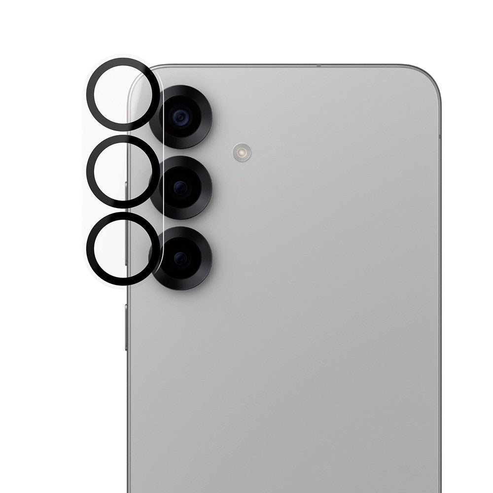 Samsung Galaxy S25+ (Plus) PanzerGlass PicturePerfect - Kameraskydd - Platinum Strength - Genomskinlig / Svart