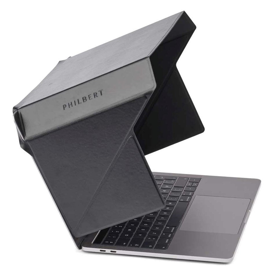 MacBook 12-14" Philbert Hood m. Solskydd & Integrerad Sekretess - Ultra Slim - Svart