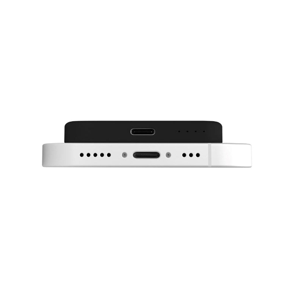 Puro Mini Power Mag 15W Magnetisk Powerbank 4200 mAh med USB-C Kontakt - MagSafe Kompatibel - Svart