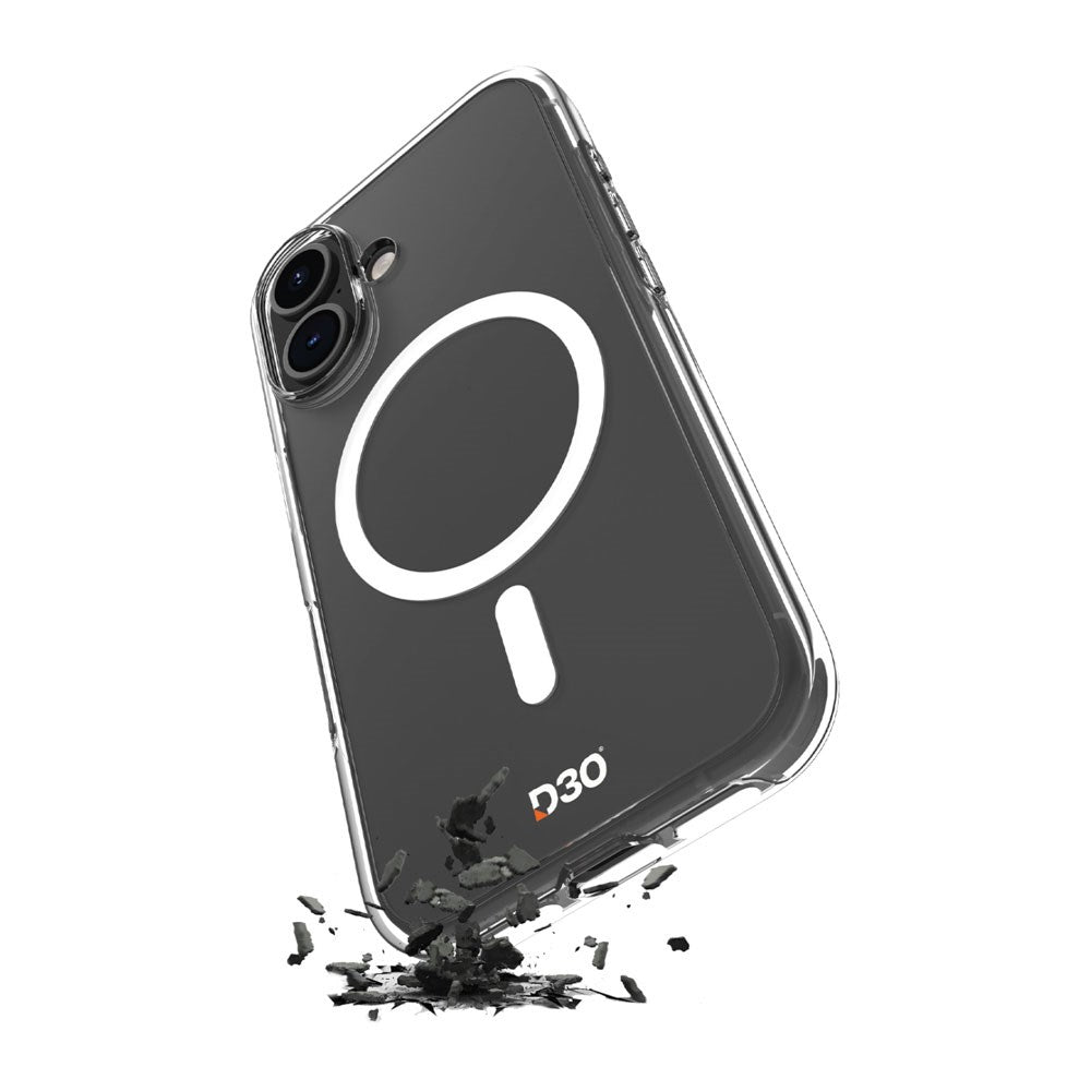 iPhone 17 PURO IMPACT CLEAR Hybrid Skal - MagSafe Kompatibel - Genomskinlig