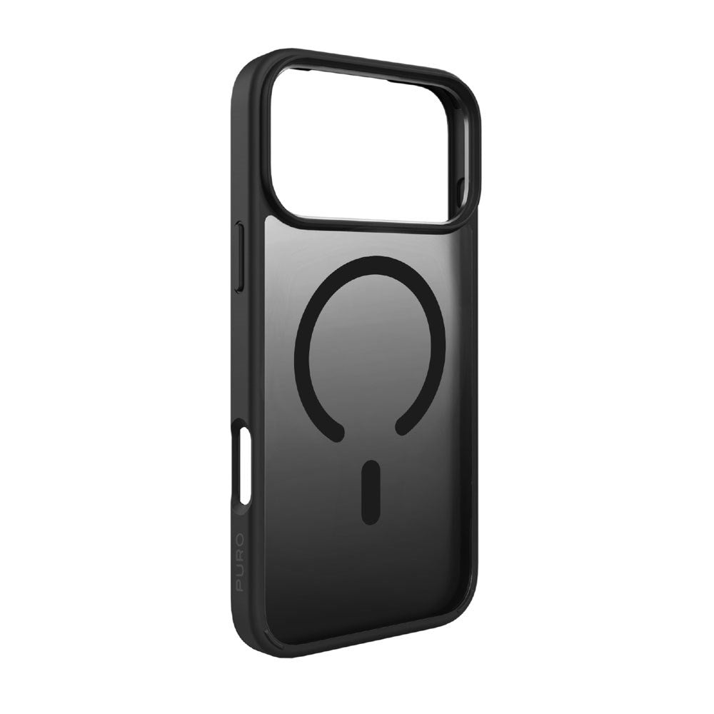 iPhone 17 Pro Max PURO GRADIENT Skal - MagSafe Kompatibel - Genomskinlig / Svart