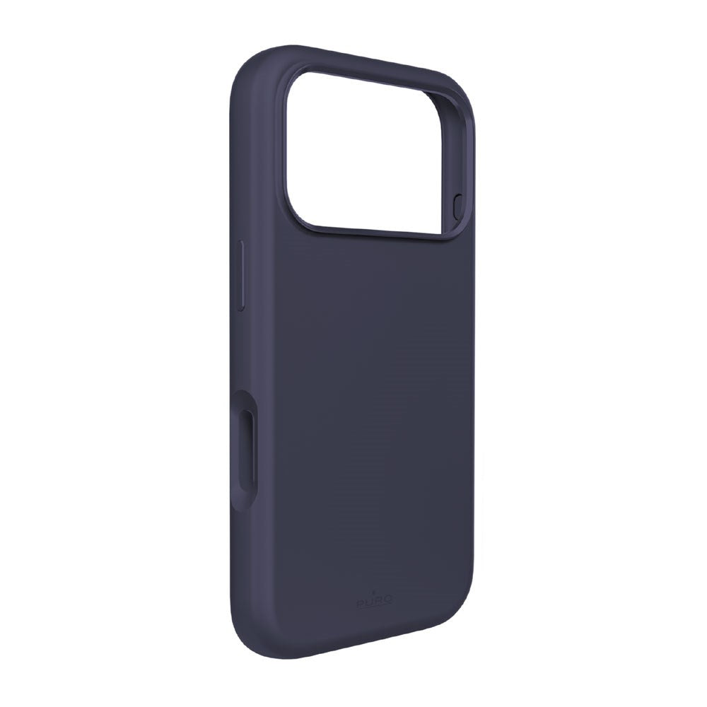 iPhone 17 Pro Max PURO ICON MAG PRO Silikon Skal - MagSafe Kompatibelt - Mörkblå