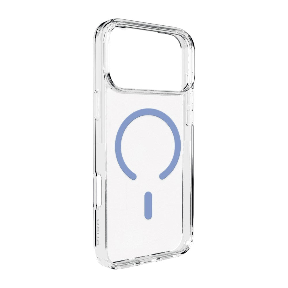 iPhone 18 Pro PURO LITE MAG Hybrid Skal - MagSafe Kompatibel - Genomskinlig / Ljuslila