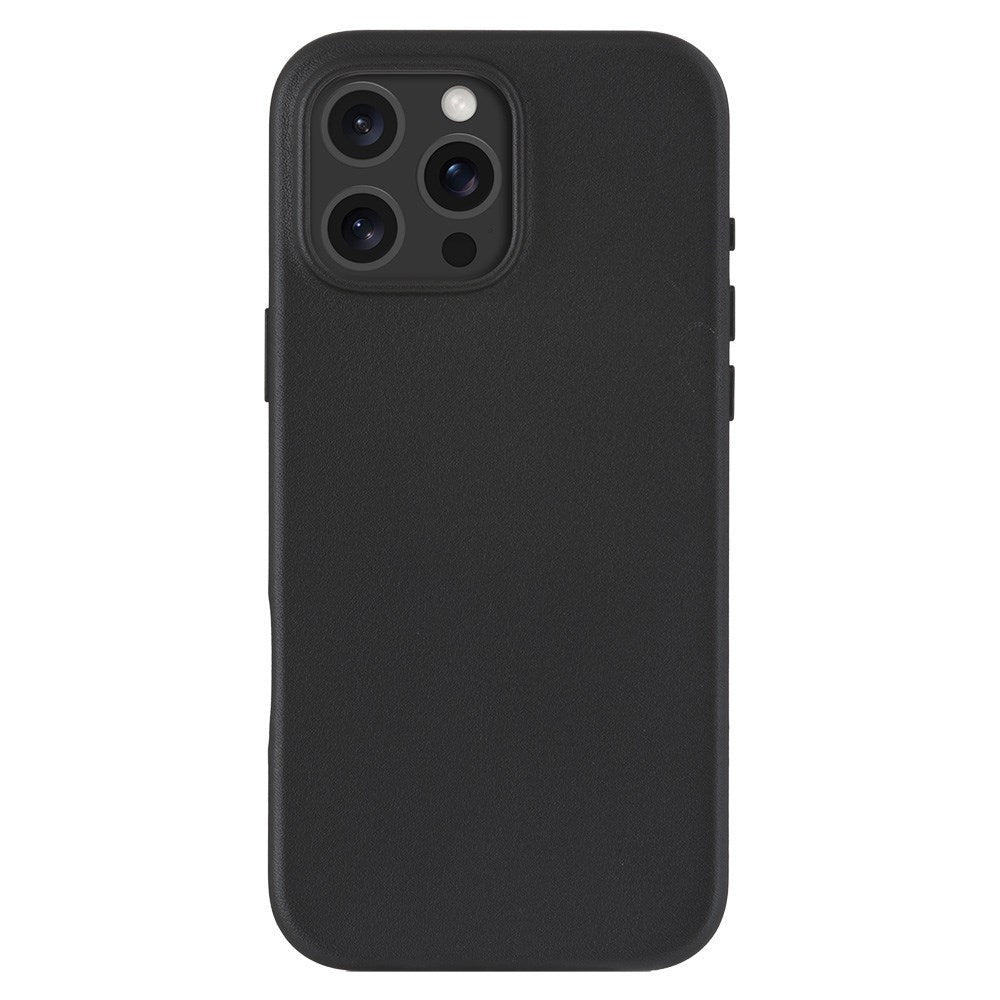 Dbramante1928 iPhone 16 Pro Max Roskilde Skal - 100 % Äkta Läder - MagSafe-Kompatibel - Svart