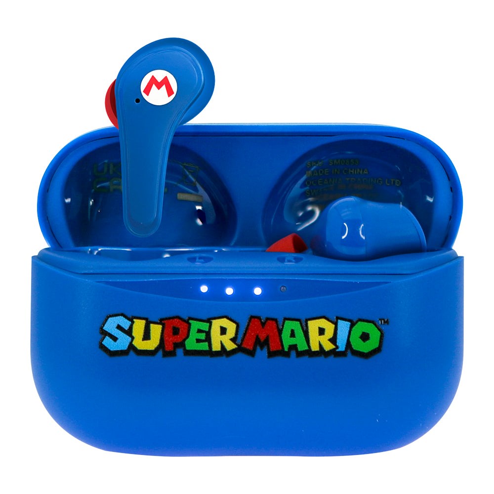 Super Mario OTL In-Ear True Wireless Headset - Blå