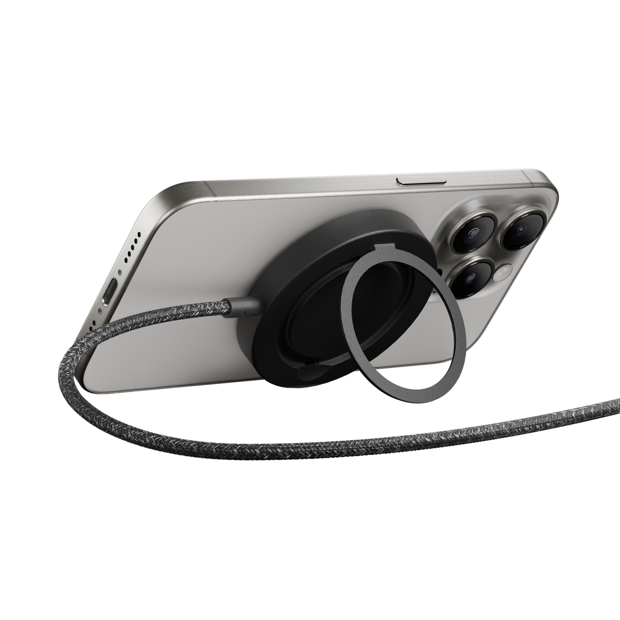 Native Union Snapstand Qi2 Magnetisk Trådlös Laddare m. Ståfunktion - Svart