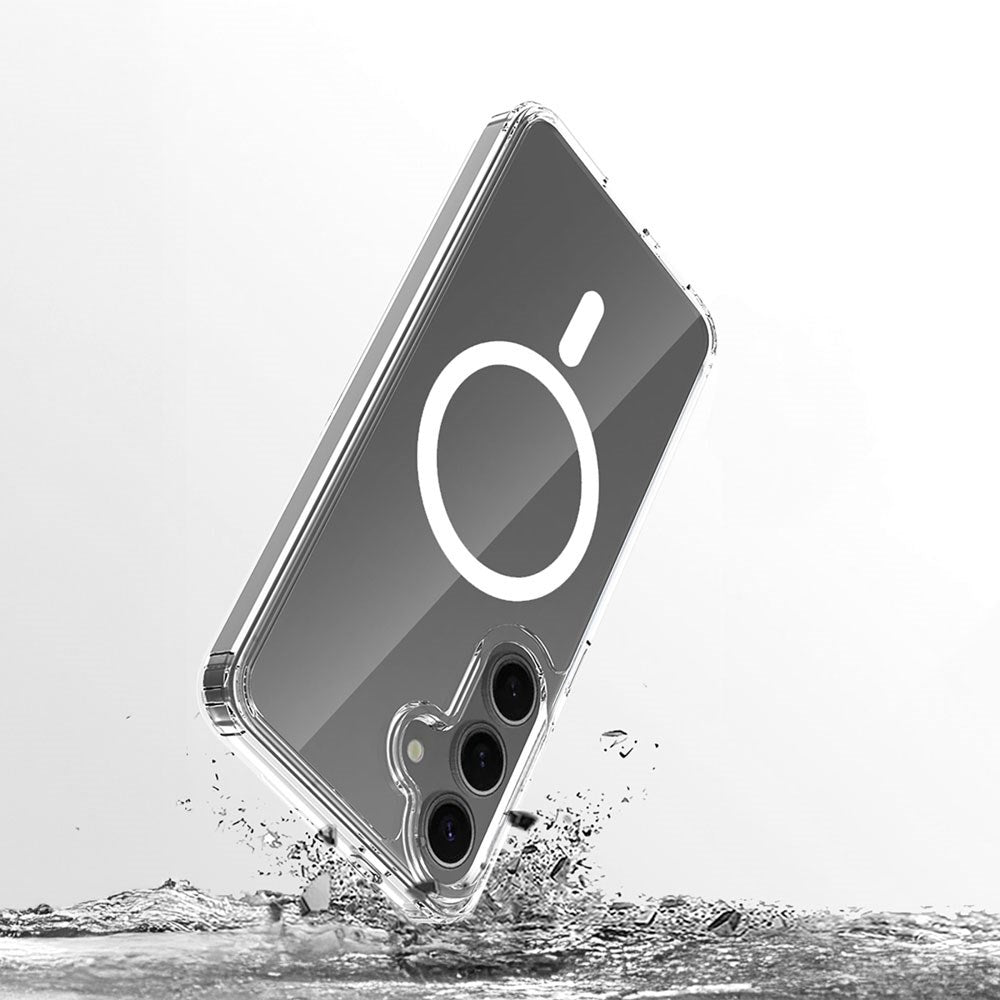 Samsung Galaxy S26 Spello Mag+ Clear Skal - MagSafe Kompatibel - Gennemsigtig