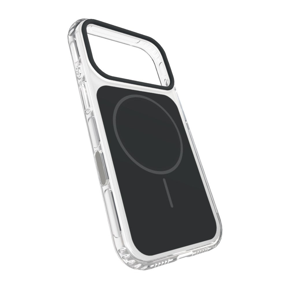iPhone 18 Pro SBS Block Mag Skal - MagSafe Kompatibel - Svart / Genomskinlig