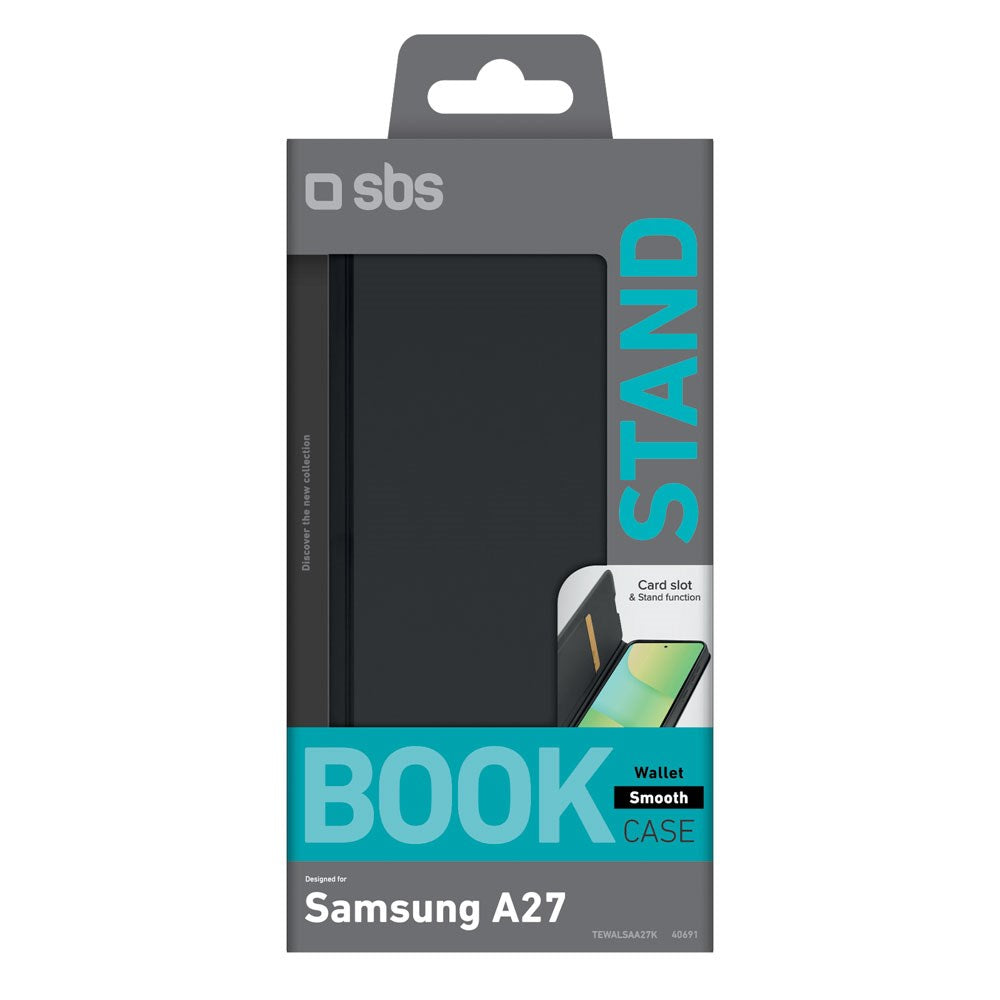 Samsung Galaxy A27 SBS Wallet Smooth Fodral - Svart