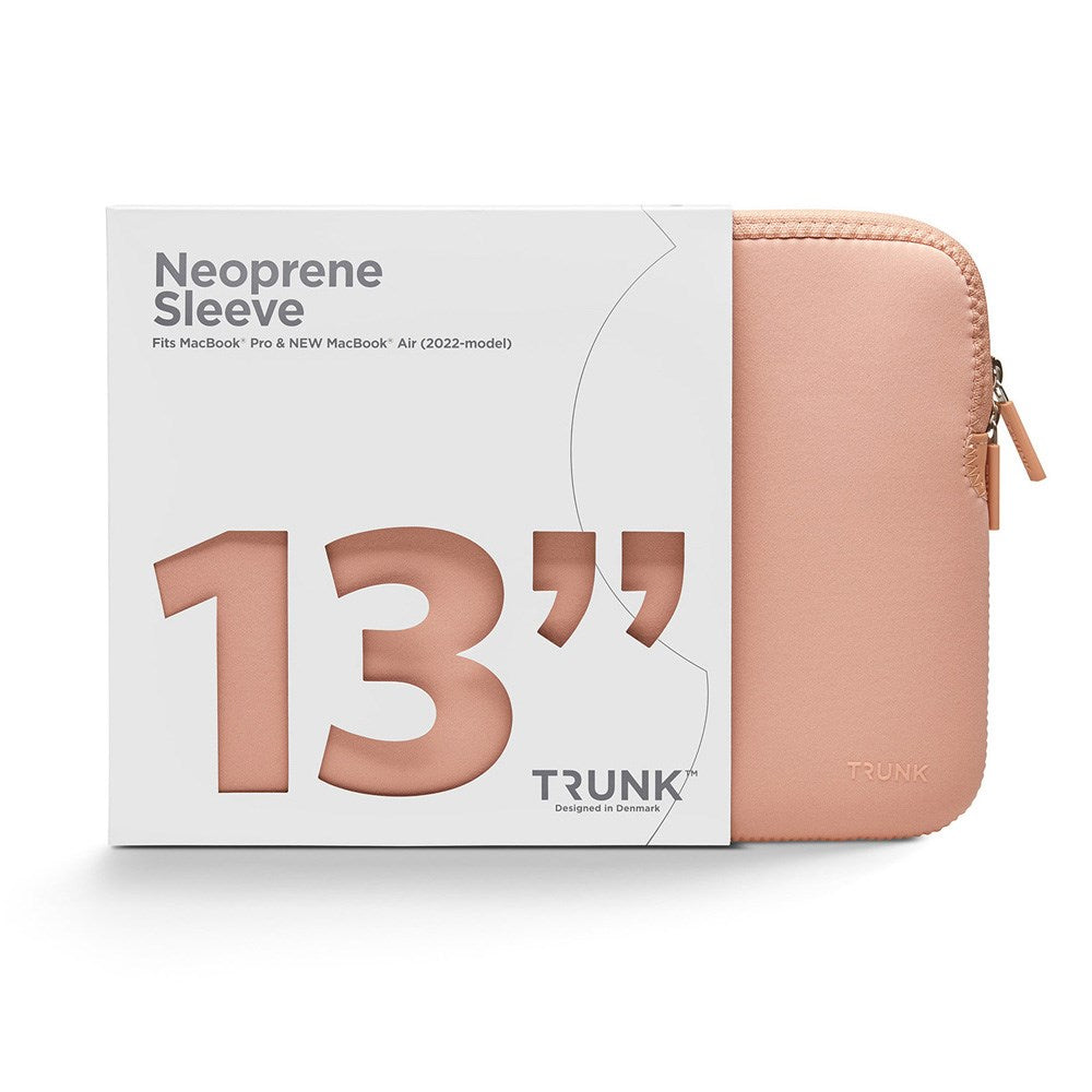 Trunk Neoprene Sleeve för MacBook 13" (30.5 x 21.5 x 1.5 cm) - Coral Pearl