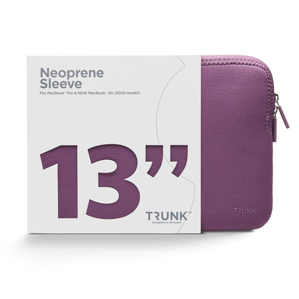 Trunk Neoprene Sleeve för MacBook 13" (30.5 x 21.5 x 1.5 cm) - Plump Purple