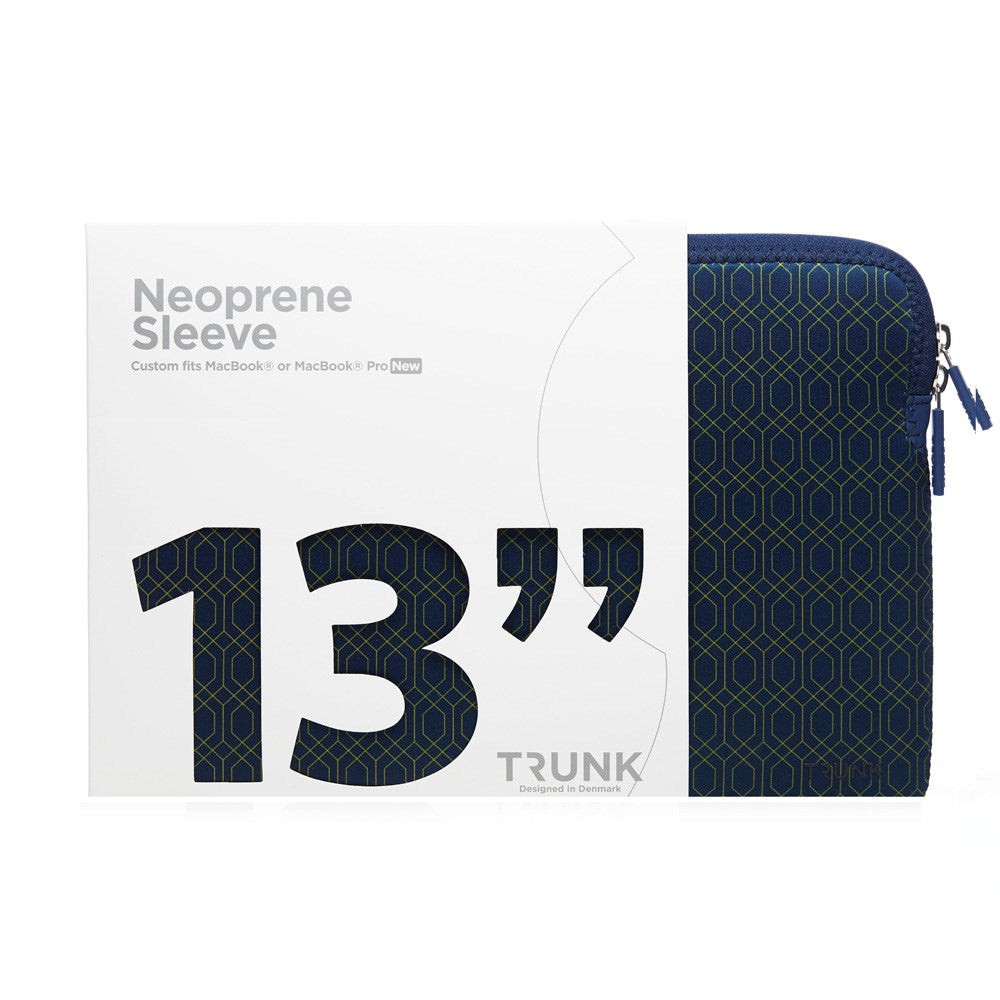 Trunk Neoprene Sleeve för MacBook 13" (30.5 x 21.5 x 1.5 cm) - Modern Navy
