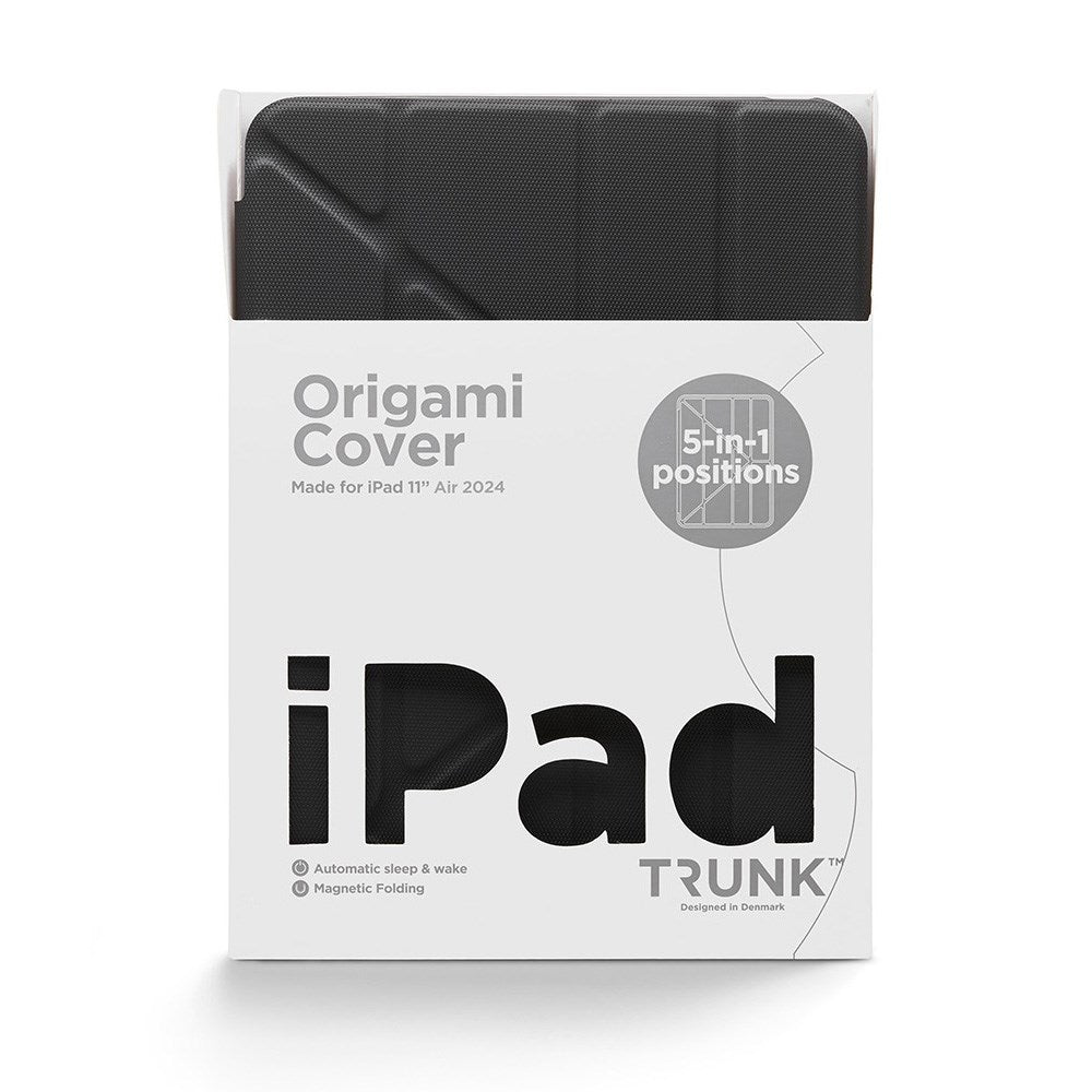 Trunk iPad Air 11" (2025 / 2024) Origami Fodral - Black