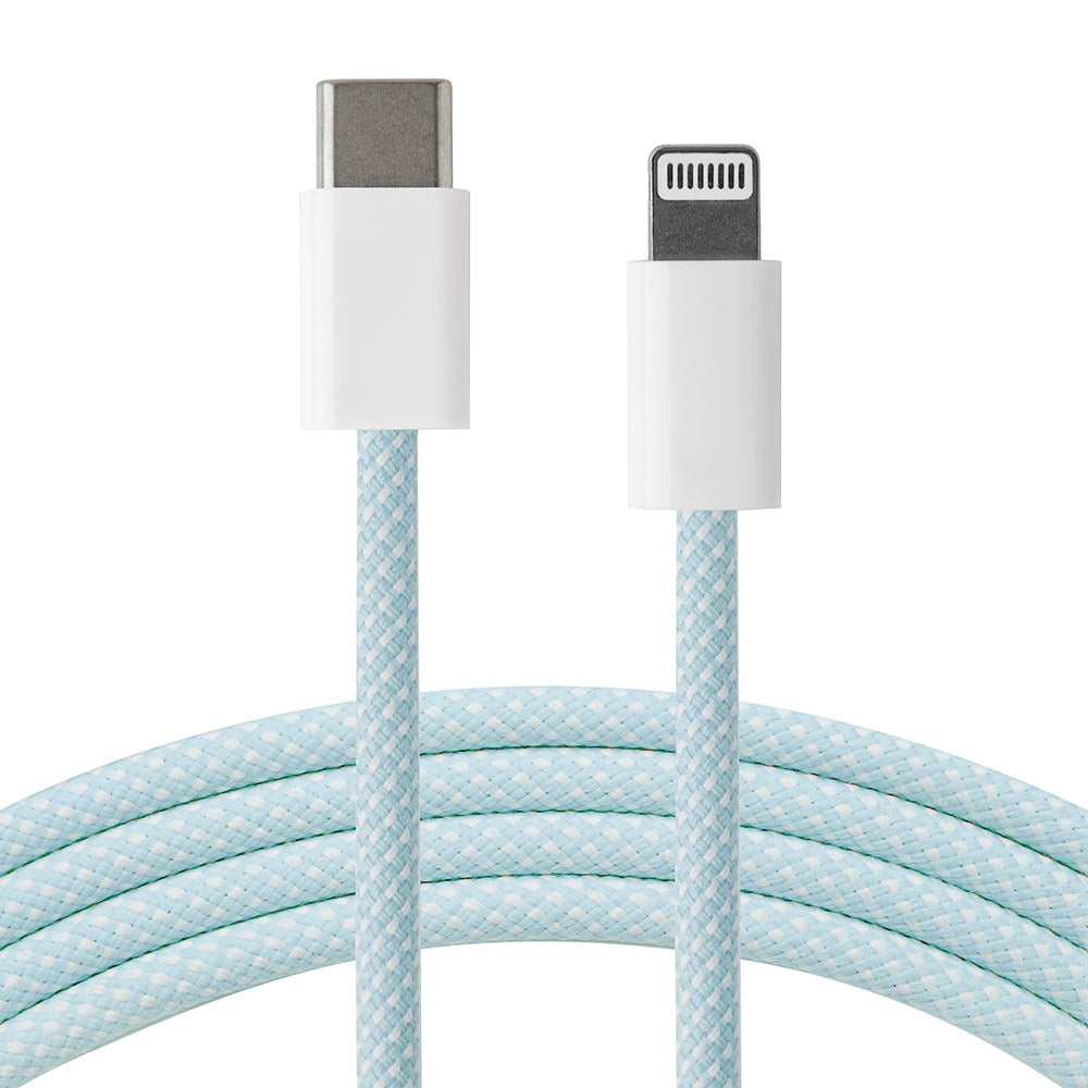 Xceed Braided USB-C till Lightning Kabel PD 60W - 1m - Blå