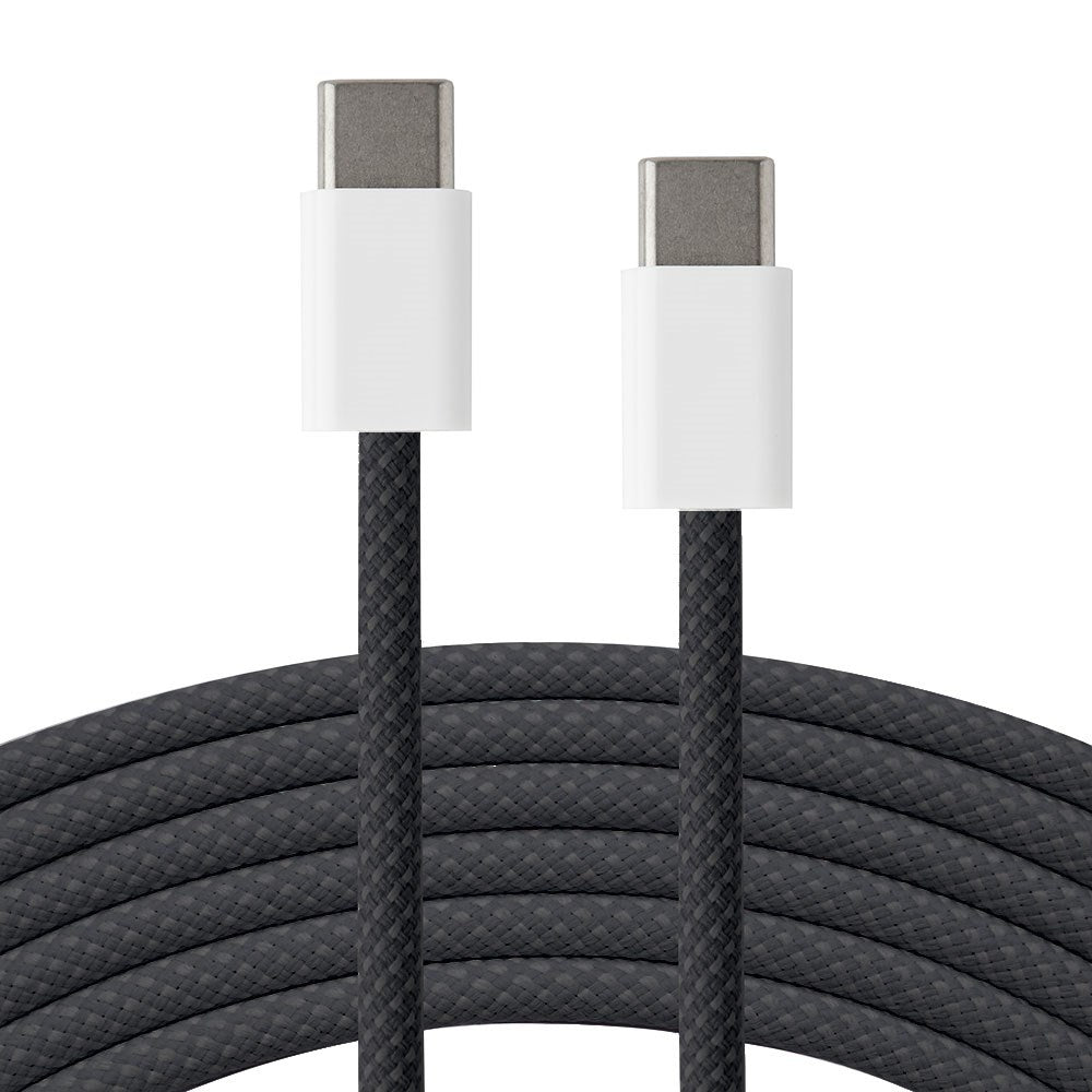 Xceed Braided USB-C till USB-C PD 60W - 2m - Svart