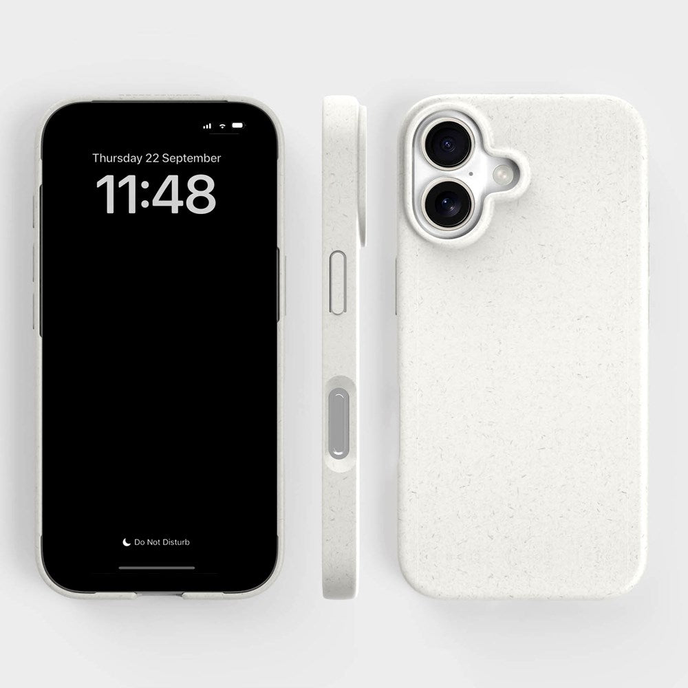 agood company iPhone 16 PLNTPRTCT Skal - Vanilla White