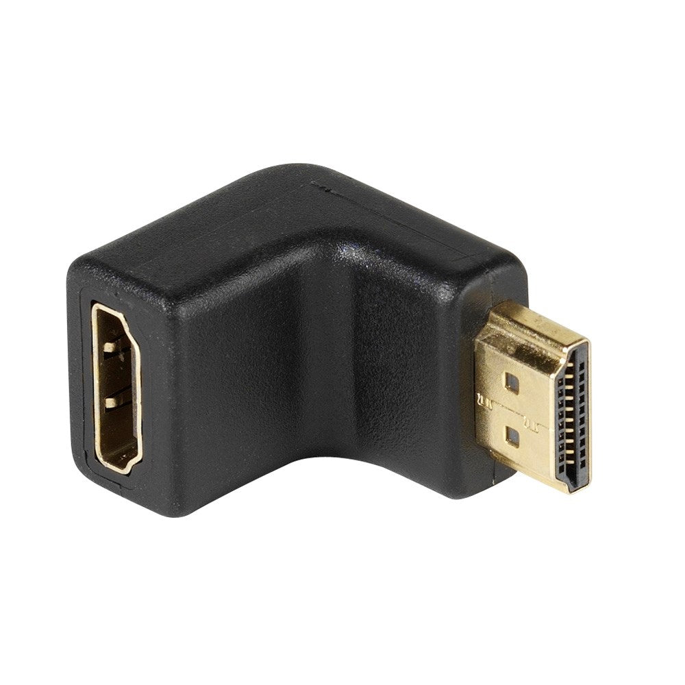 Vivanco HDMI-Adapter (Hona till Hane) med 90° Vinkel - Svart
