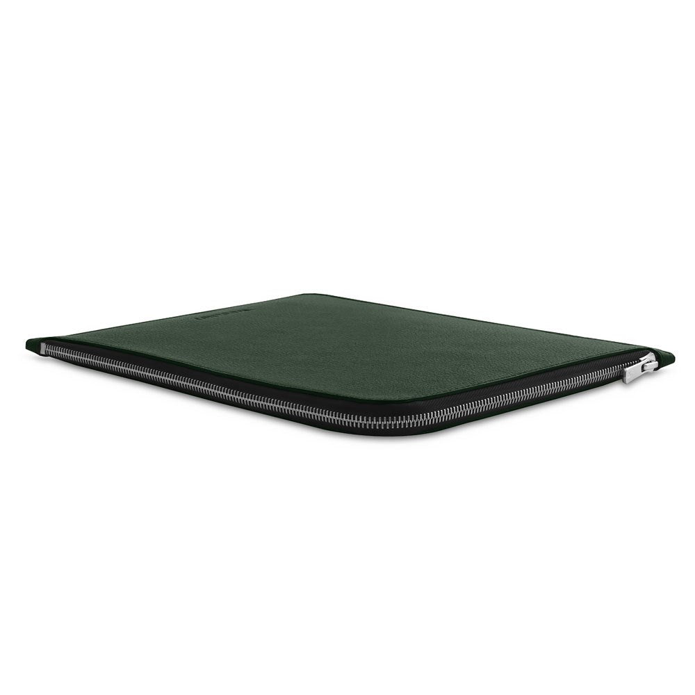 Woolnut iPad / Tablet (23 x 29 cm) Äkta Läder Folio Sleeve - Grön