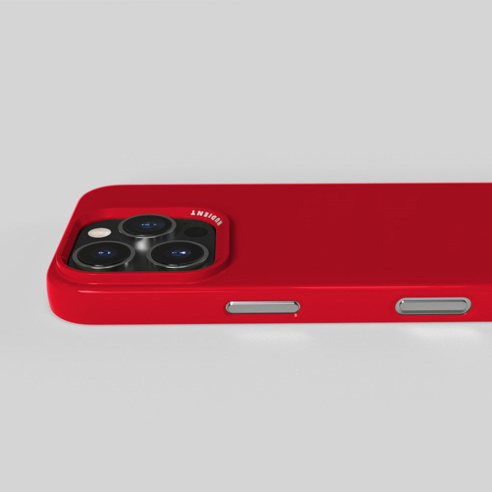 iPhone 16 Pro Nudient Thin Case Skal - MagSafe-Kompatibelt - Cherry Red Gloss