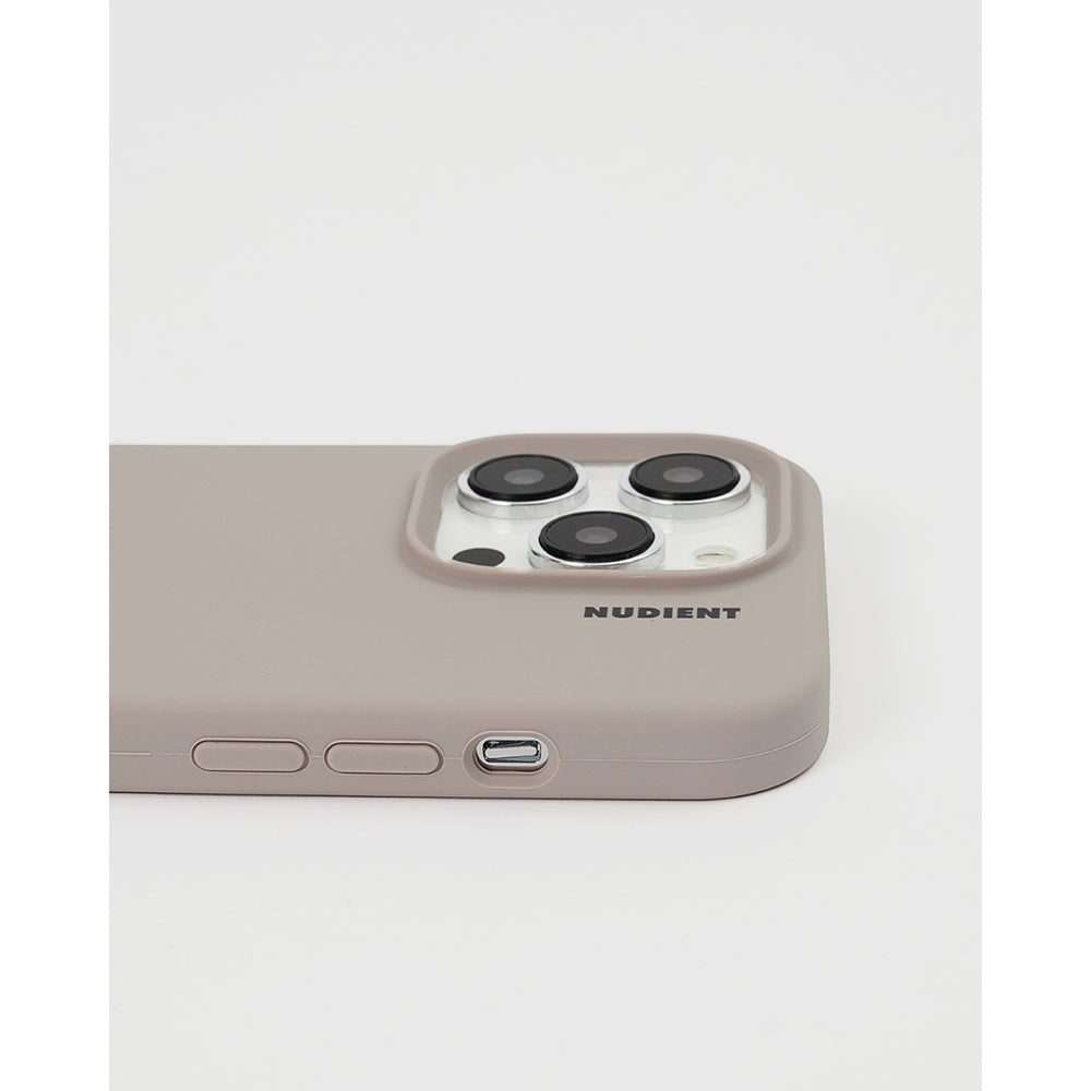 Nudient iPhone 14 Base Silikon Skal - Stone Beige