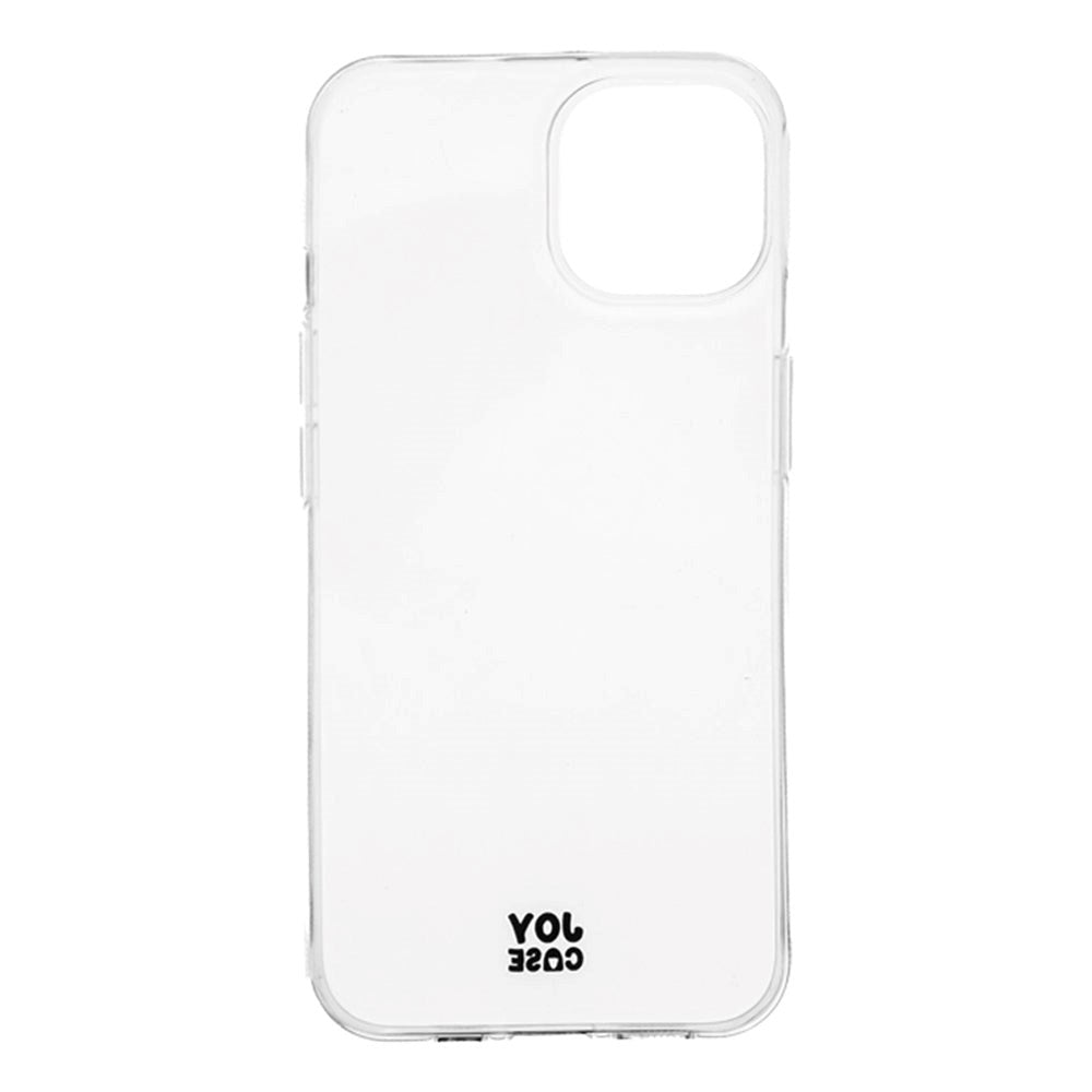 iPhone 14 / 13 Joy Case Flexibelt Plast Skal - Genomskinlig