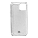 iPhone 14 / 13 Joy Case Flexibelt Plast Skal med Glitter - Genomskinlig / Silver