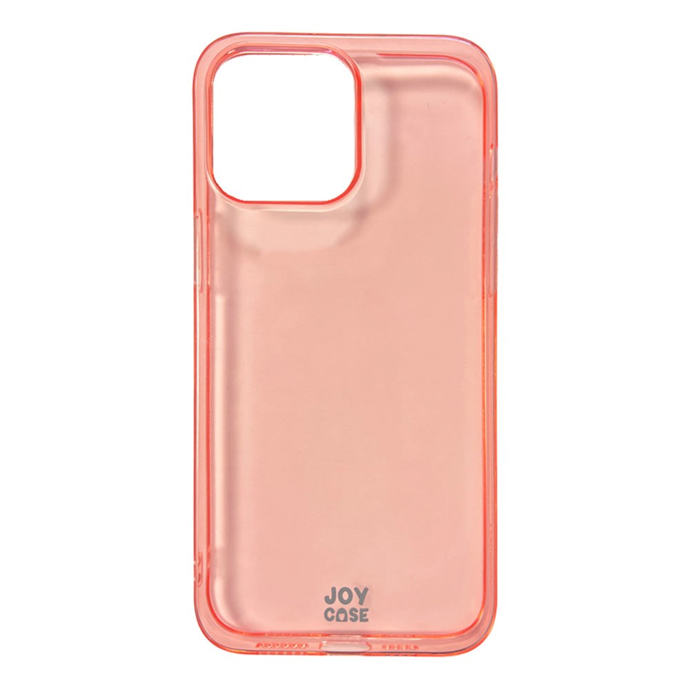 iPhone 14 Pro Max Joy Case Flexibelt Plast Skal - Genomskinlig / Pink