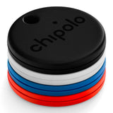 Chipolo ONE - 4 Pack - Bluetooth GPS Tracker - Vit / Svart / Blå / Röd