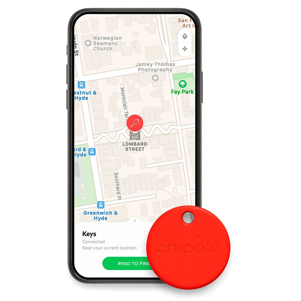 Chipolo ONE - Bluetooth GPS Tracker - Röd