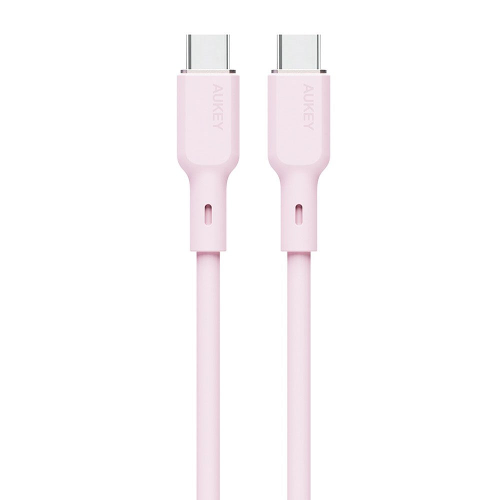 Aukey CB-SCC101 100W USB-C till USB-C-Kabel - 1m - Rosa